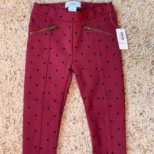 Leggings with Zipper NWT